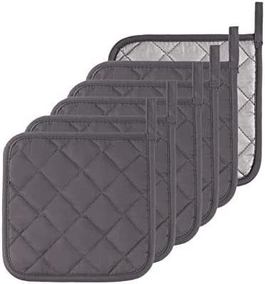 Kitchen Pot Holders Set Heat Resistant Pure Cotton Potholders Kit