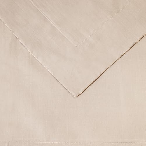 Superior 300 Thread Count Cotton Percale Duvet Cover Set, Cooling