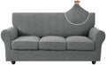 XINEAGE Stretch 4 Piece Couch Cover for Sofa, Sofa Cover for Dog,Light