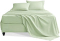 Full Size Bed Sheets Set, 4 Pieces Hotel Luxury Soft Microfiber Bed