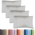 Standard Pillow Cases - 4 Pack Pillowcase Covers - 20" x 26"