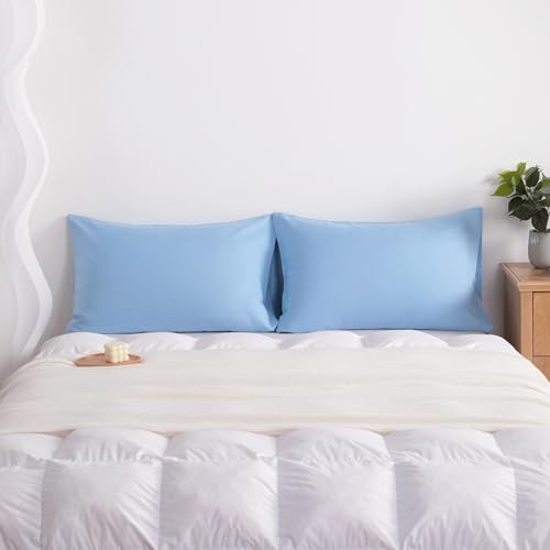 Microfiber Pillow Cases Standard Set of 2 with Envelope Closure