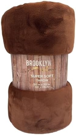 Brooklyn Loom Super Soft Braided Ivory 50x70 Throw
