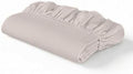 RUVANTI 100% Cotton Fitted Twin Sheets, Percale Weave – Soft Beige