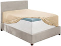 Hearth & Harbor Extra Deep Pocket Queen Fitted Sheet, Beige