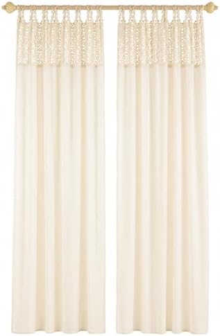 Manor Luxe Juliette 100% Polyester Sheer Curtain Panel 52 x 120 in