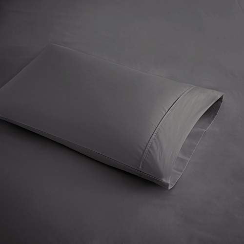 Madison Park 600 TC Cooling Cotton Blend Cal King Sheet Set, Charcoal
