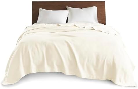 Madison Park 100% Egyptian Cotton King Size Bed Blanket for Summer