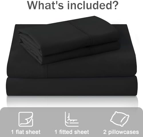 MICORAL King Bed Sheets Set, Soft Breathable Bedding Sheet Set, Sheets