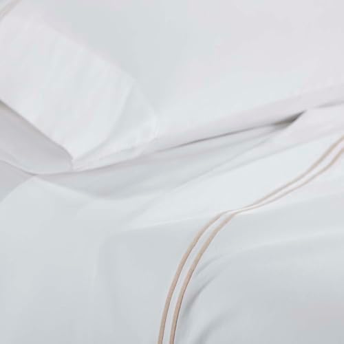 Superior Embroidered Cotton Bed Sheet Set, 1 Elastic Deep Pocket