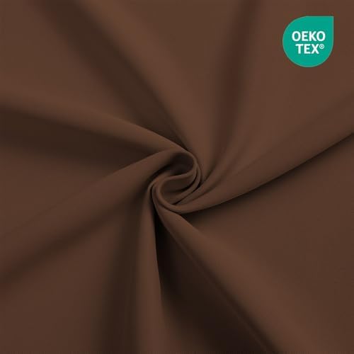CUCRAF Blackout Curtains 72 Inches Length 2 Panels Set, Rod Pocket and