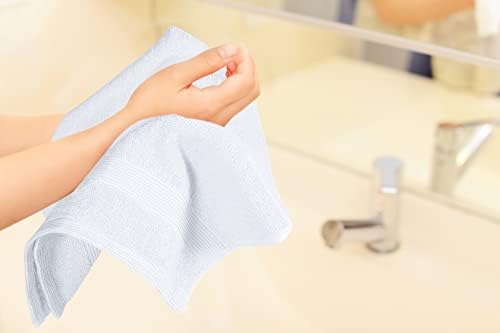 Belizzi Home Ultra Soft 6-Piece Hand Towel Set 16x28-100% Ringspun
