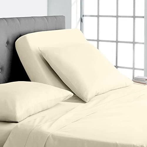 Online Bedding Linen Flex Top King Size Bed, 600TC Egyptian Cotton 18"