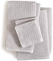 DKNY Quick Dry Bathroom Towel Set - 2 Bath Towels, 2 Hand Towels & 2