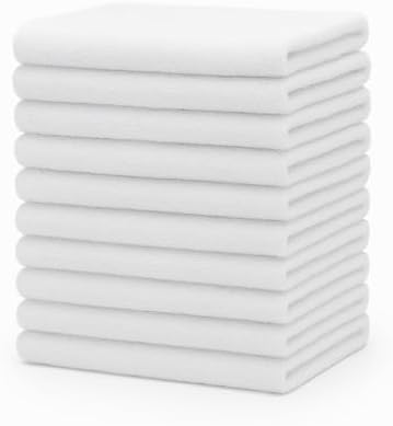 Wash Cloths 12”x12” – Economy Grade 100% Cotton, Soft, Durable &