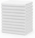 Wash Cloths 12”x12” – Economy Grade 100% Cotton, Soft, Durable &