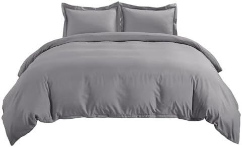 Bedsure Duvet Cover King Size, Soft Double Brushed Bedding Set, 3Pcs