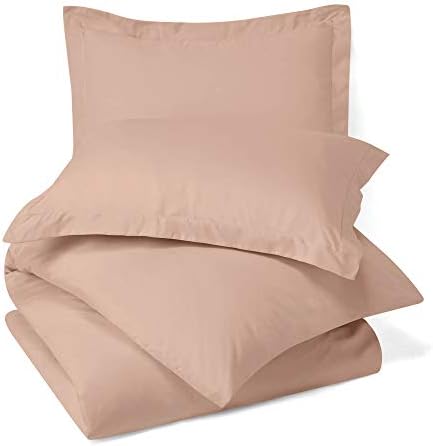 600 Thread Count Taupe Oversized Queen Size Duvet Cover Set, 3 Piece