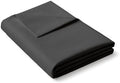 Dark Grey Full Flat Sheet Only, Soft 100% Cotton Top Sheets