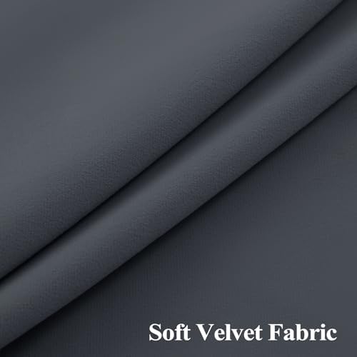 Frelement Full Blackout Curtains 120 Inches Long Drapes for Bedroom