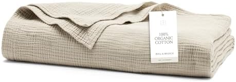 BOLL & BRANCH Dream Bed Blanket, King/Cal King, Sand