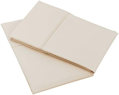 Amazon Basics 400 Thread Count Pure 100% Cotton Pillowcases, Soft