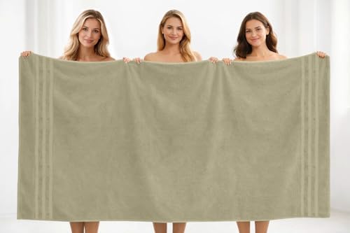 DAN River 2 Pack Bath Sheets Extra Large 35x70, Large Bath Towels for