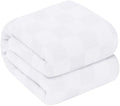 Oakias 100% Cotton Blanket King Size White, 90 x 108 Inches – 350 GSM