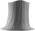Art Gray Fleece Throw Blanket Vintage White Gray Ombre Farmhouse