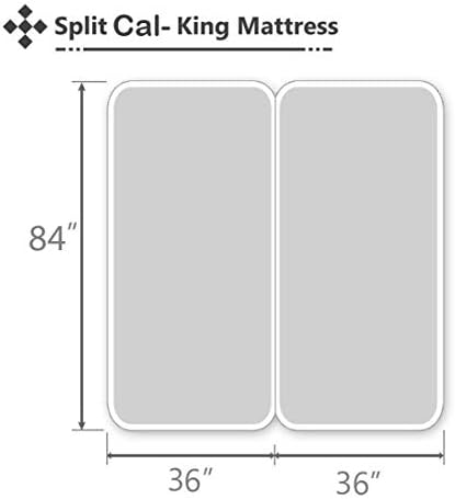 5-Piece Split Cal-King Adjustable Bed Sheet Set, 800 TC,100% Egyptian