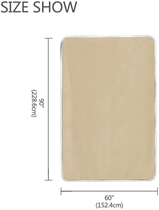 Wheat Plush Throw Blankets for Bed Couch and Living Room Suitable