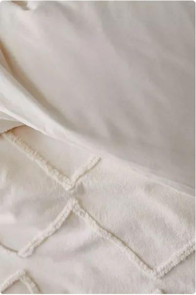 100% Cotton Hand Tufted Textured Duvet Cover Boho Bedding Comforter