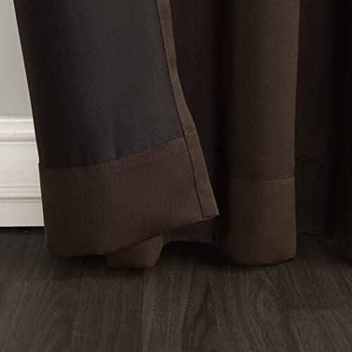 Sun Zero Barrow Energy Efficient Grommet Curtain Panel Pair