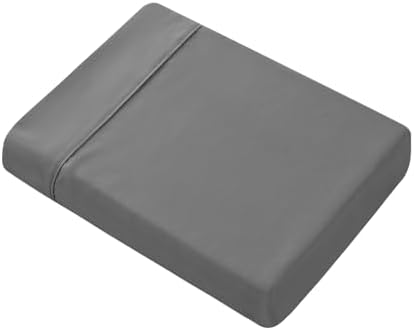 Kingnex Oversized King Flat Sheet 132x110 Top Sheet Only Grey