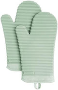 KITCHENAID Ribbed Soft Silicone Oven Mitt 2-Pack Set, 7.5"x13"