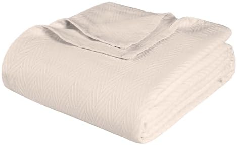 Superior Metro All-Season Cotton Blanket, Woven Blanket for Couch