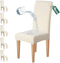 Dioxide Waterproof Chair Covers for Dining Chairs, Stretch Dining