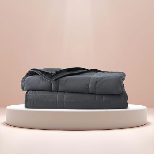 Baloo Weighted Blanket for Adults 25 lb King (Midnight, 80"x87")