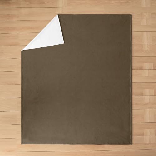 Feelyou Taupe for Kids Adults Fleece Throw Blanket Twin 60"x80"