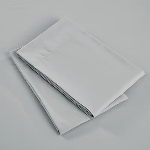 FreshCulture Light Grey Pillowcases Queen Size 12 Pack - Bulk