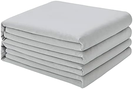 FreshCulture King Flat Sheets Only 2 Pack - Hotel Quality Flat Bed