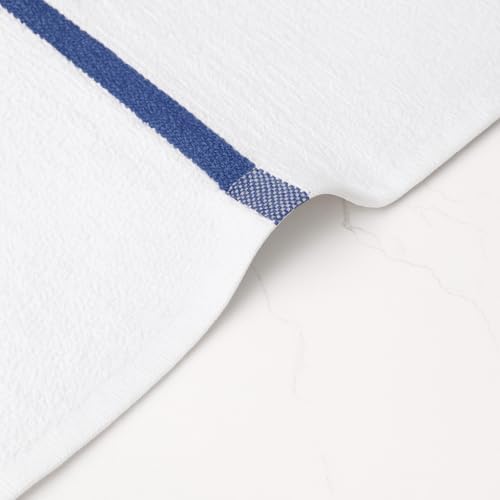 CASA COPENHAGEN Classic Bar Mop Towels - Pack of 12, 10"x10" 100%