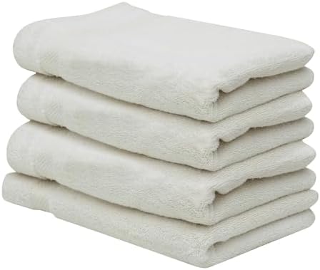 Better Trends 4 Pack Hand Towels Sets (16 x 26 inches) 100% Ring Spun