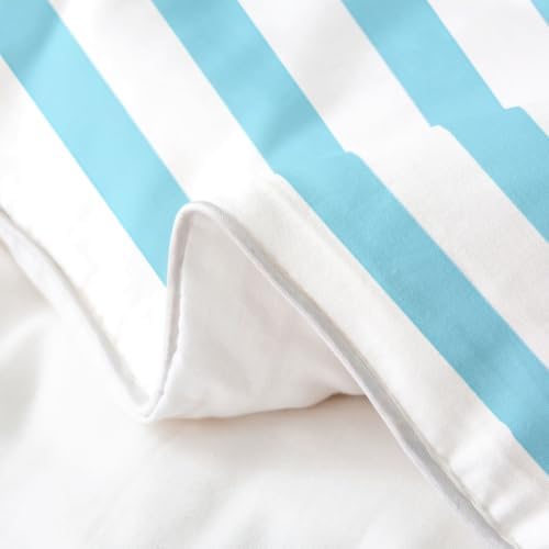 Manfei Geometric Line Girls Bedding Set Twin Size 100% Cotton, Y2K