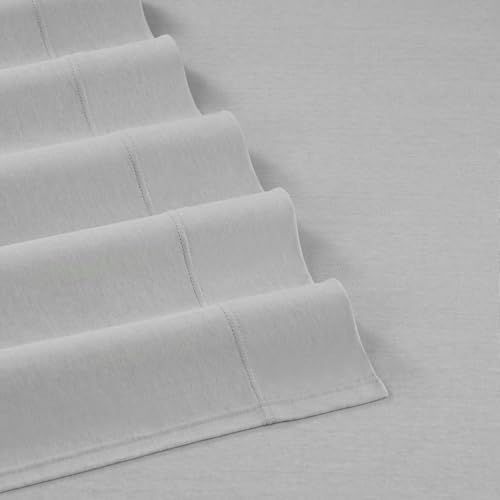 Vellux Solid Jersey Knit 4-Piece King Size Sheet Set - Cotton Blend