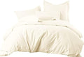 ARlinen Duvet Cover Twin 68X90 Size, Ivory Comforter Cover - Ultra