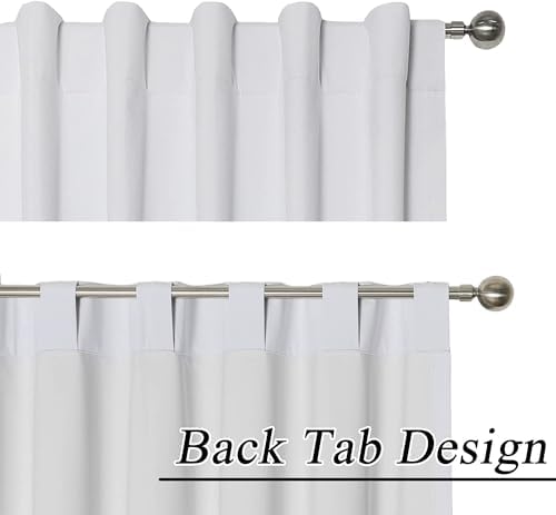 Blackout Curtains 72 Inch Length 1 Panel Floral Jacquard Curtain