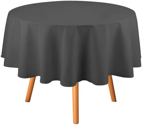 Modern Minimal Trendy Gray Tablecloth Washable Dinng Table Covers