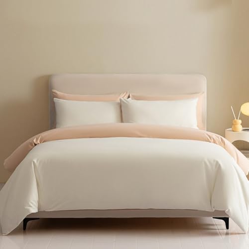 MZP Queen/King Size Duvet Cover Set Cotton 4 Pieces Prewashed