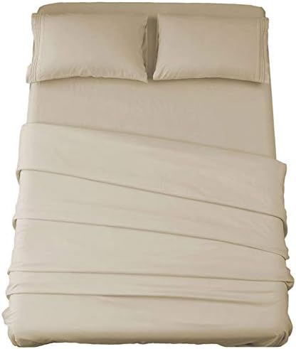 SONORO KATE Bed Sheet Set Super Soft Microfiber Sheets,4PC,Full Size